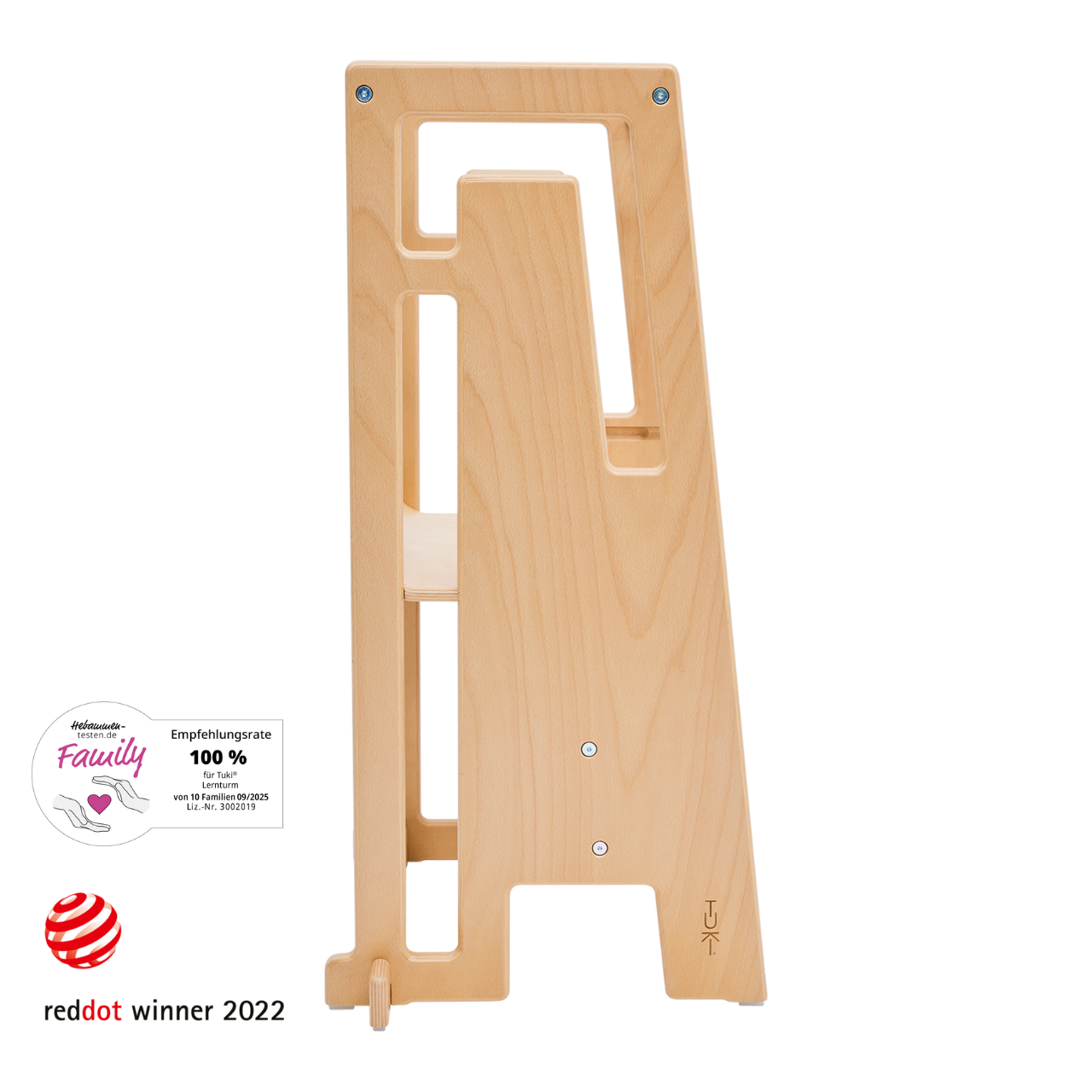 Tuki Lernturm Frontansicht – Red Dot Design Award Gewinner
