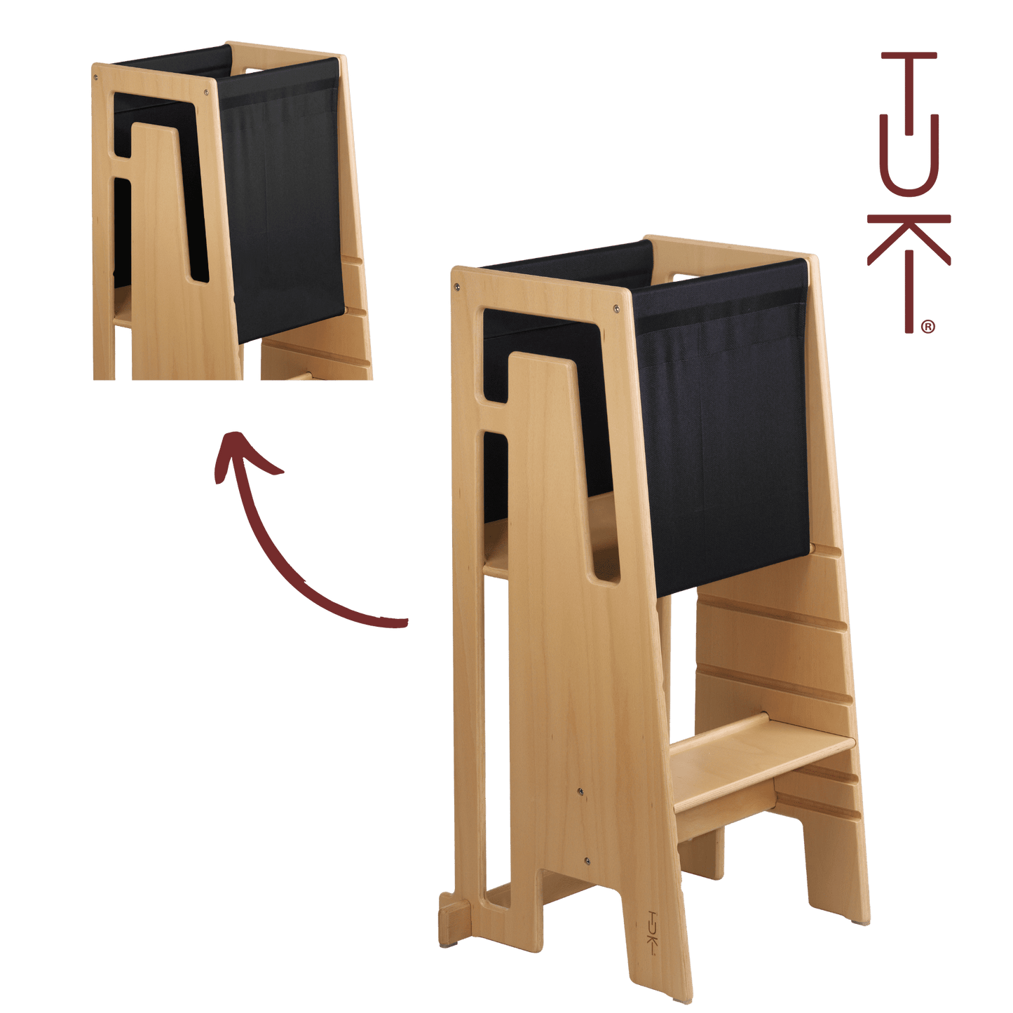 Tuki® Entdeckertuch – Schwarz