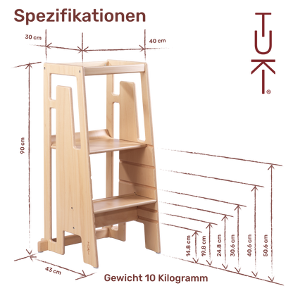 Tuki® Learning Tower White 