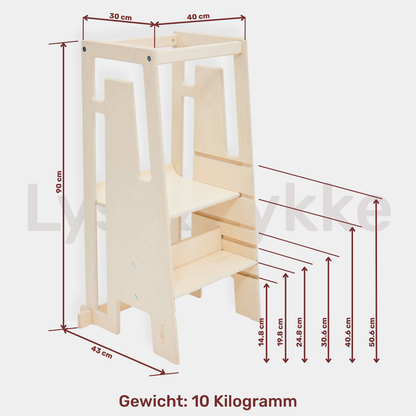 Tuki® Learning Tower Arctic Birch