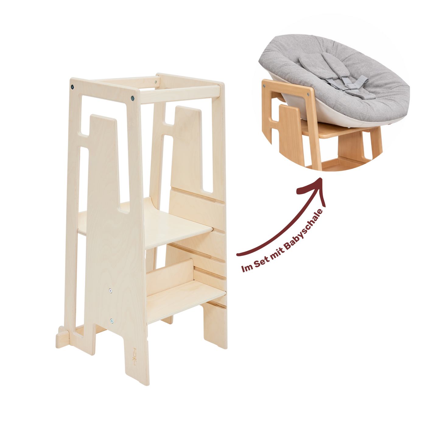 Tuki® Baby Set (Learning Tower + Baby Carrier)