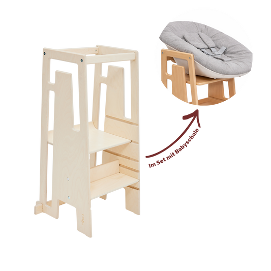 Tuki® Babyset (Lernturm + Babyschale)