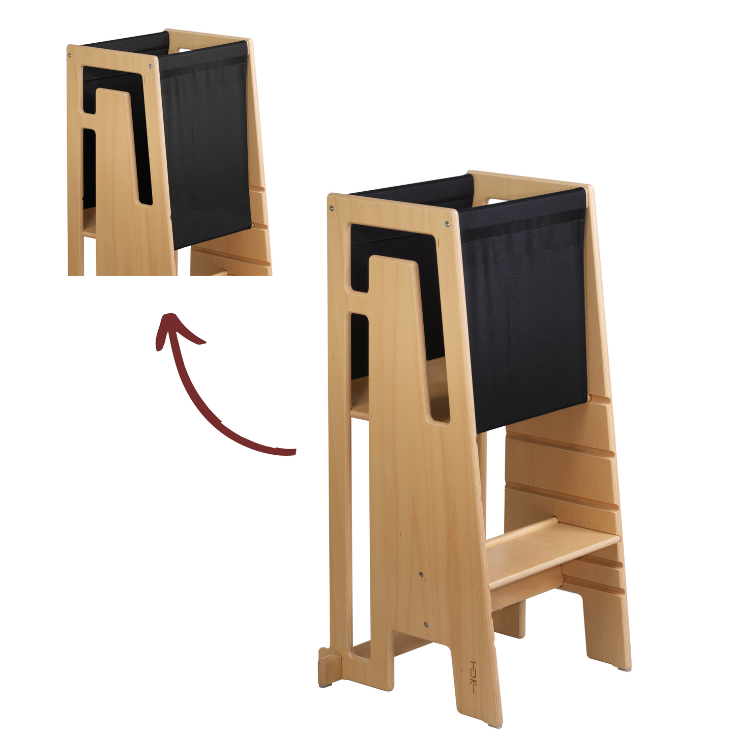 Tuki® Entdeckertuch – Schwarz