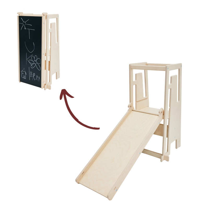 Tuki® slide with Arctic Birch painting board