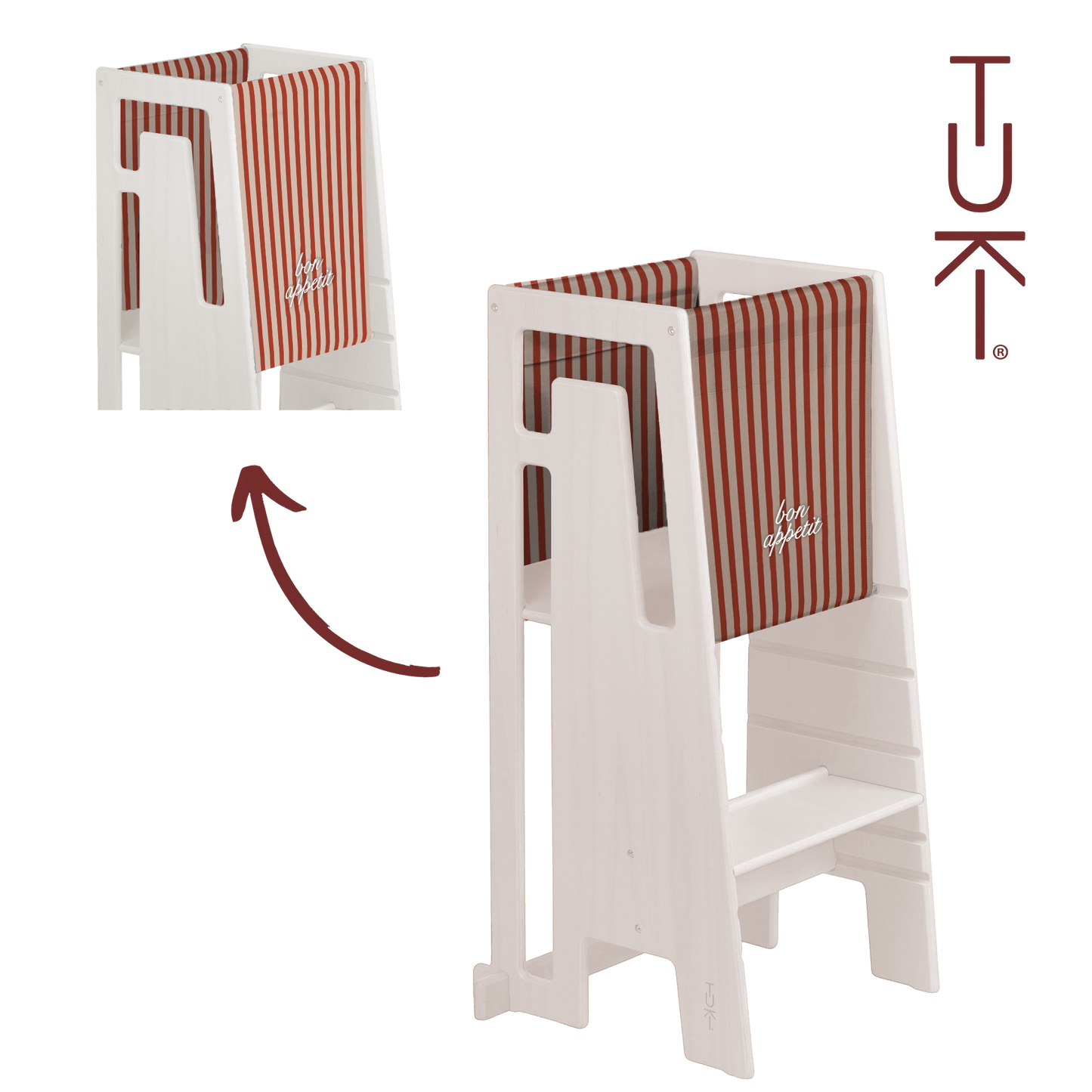 Tuki® discovery towel – “bon appétit”