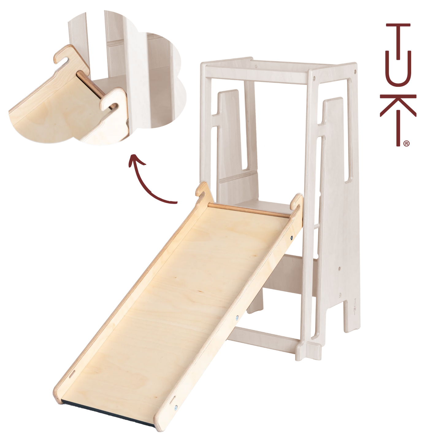 Toboggan Tuki® avec tableau à peindre